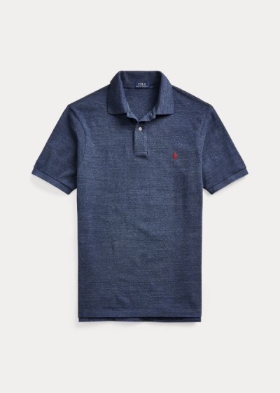 Men's Polo Ralph Lauren Classic Fit Mesh Polo Shirts | 386014CAB